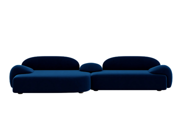 AMA - Sectional fabric sofa by Paolo Castelli - view 2